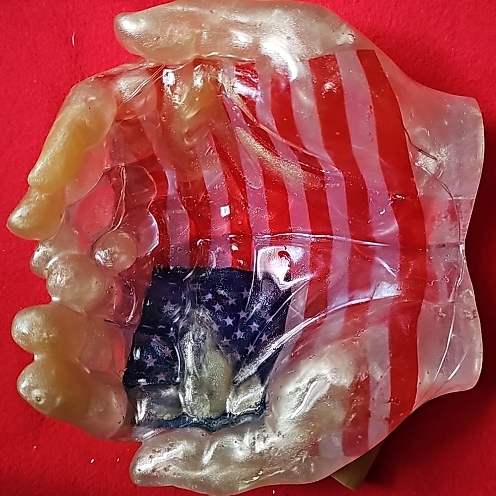 Homemade resin Hands